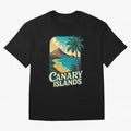 Tropical Shoreline of the Canary Islands Spain Oversized T-Shirt Follow Every Goal of FIFA World Cup 2026 Group Stage for Fans of Mbappe and Argentina, Bringing Football History, Final Match Energy, Crowd Noise and Once in a Lifetime Moments; Great