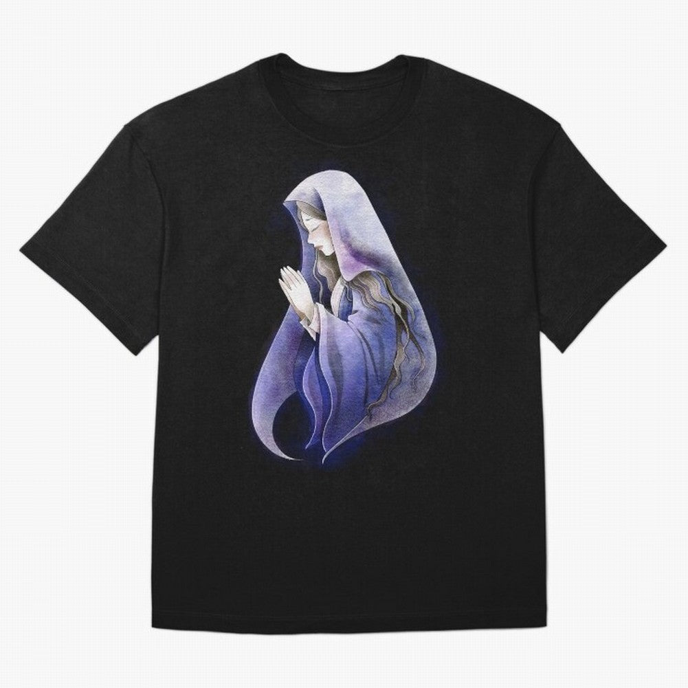 Holy Mary, Mother of God Oversized T-Shirt Keep the Legacy of FIFA World Cup 2026 Spirit, Filled with England and Germany, Messi, Neymar and Mbappe, Football Passion, Legendary Performances, Festival Vibes and Supporter Community; Ideal for