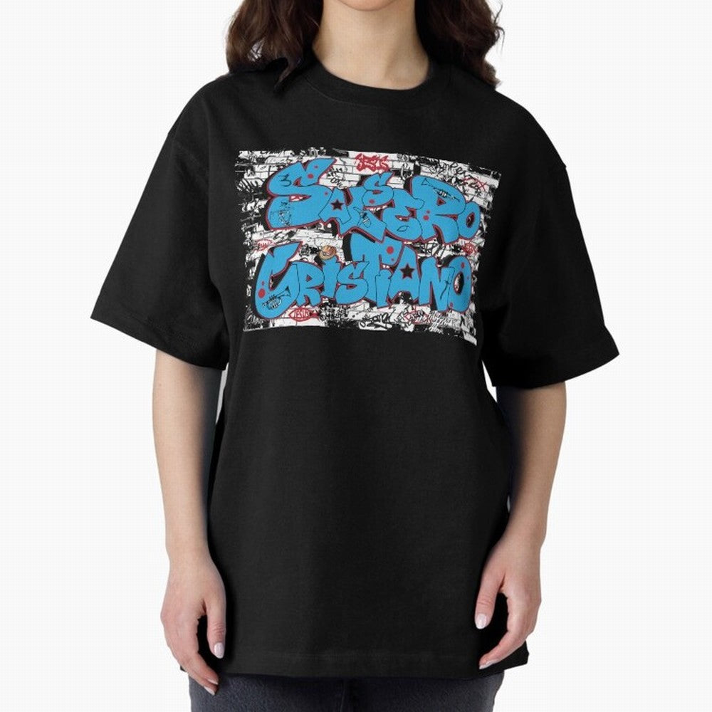 Salsero Cristiano Oversized T-Shirt Celebrate Rivalries and Pride in FIFA World Cup 2026 USA Canada Mexico Spirit, Made for Argentina and Brazil, Messi and Cristiano Ronaldo, Football Passion, Legendary Performances, Festival Vibes and Supporter