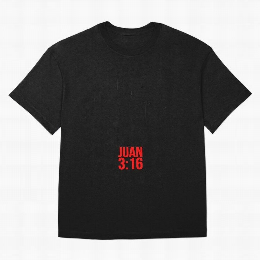 Porque de tal manera amo Dios al mundo - Mensajes Biblicos para Cristianos - Spanish Biblical Quotes for Christians Oversized T-Shirt Keep Football History Alive during the FIFA World Cup 2026 USA Canada Mexico Journey through Messi and Cristiano