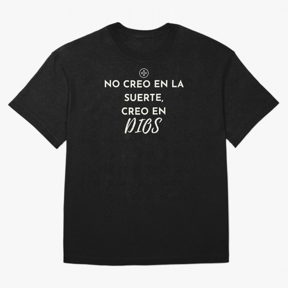 No creo en la suerte, creo en Dios Oversized T-Shirt Feel the Heartbeat of FIFA World Cup 2026 for Fans of Neymar and Argentina, Bringing Worldwide Fan Energy, Dramatic Goals, Stadium Lights and Championship Celebrations; Ideal for Football Dads,