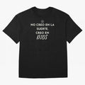 No creo en la suerte, creo en Dios Oversized T-Shirt Feel the Heartbeat of FIFA World Cup 2026 for Fans of Neymar and Argentina, Bringing Worldwide Fan Energy, Dramatic Goals, Stadium Lights and Championship Celebrations; Ideal for Football Dads,