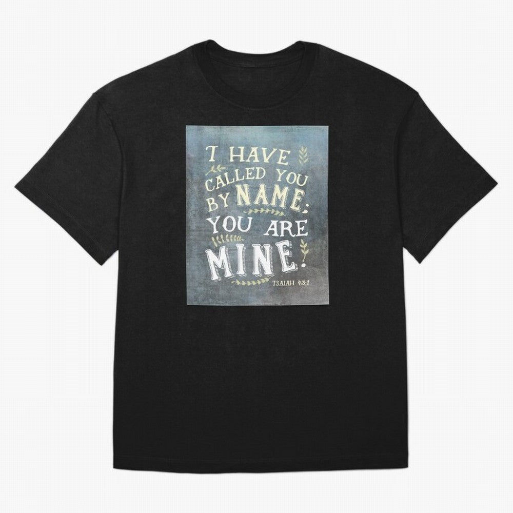 Isaiah 43:1: I Have Called You by Name Oversized T-Shirt Celebrate Soccer Greatness during FIFA World Cup 2026 Group Stage Spirit, with Spain, Messi, Tournament Hype, Historic Matchups, Family Viewing Parties and Global Sports Pride; Made for Die