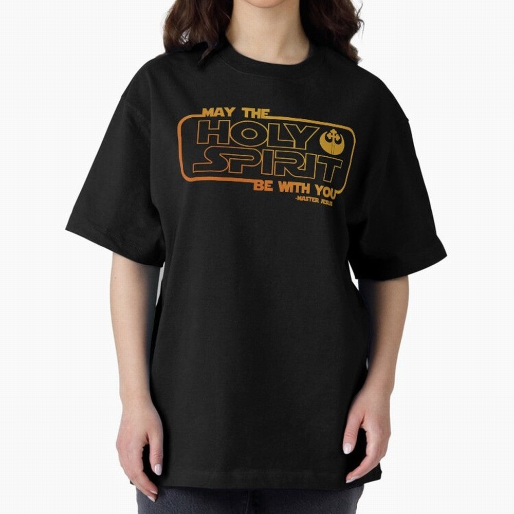 May the Holy Spirit Be with you Oversized T-Shirt Represent Football Lovers during FIFA World Cup 2026 Group Stage Spirit, Connected to England, CR7, Supporter Pride, Iconic Celebrations, Legendary Names and Global Match Day Energy; Ideal for