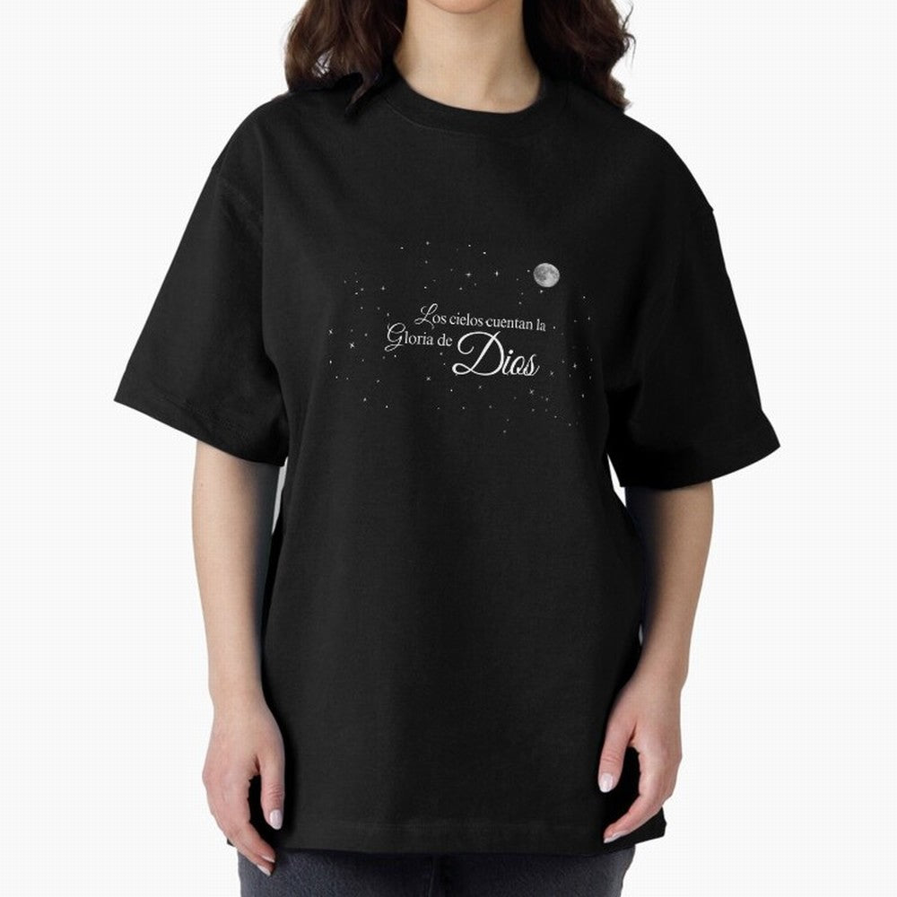 Los cielos cuentan la Gloria de Dios - Salmo 19 Oversized T-Shirt Honor the Football Icons of FIFA World Cup 2026 Spirit, Built around Argentina, Haaland and Mbappe, Match Day Excitement, Supporter Culture, Golden Goals and Global Football Passion;