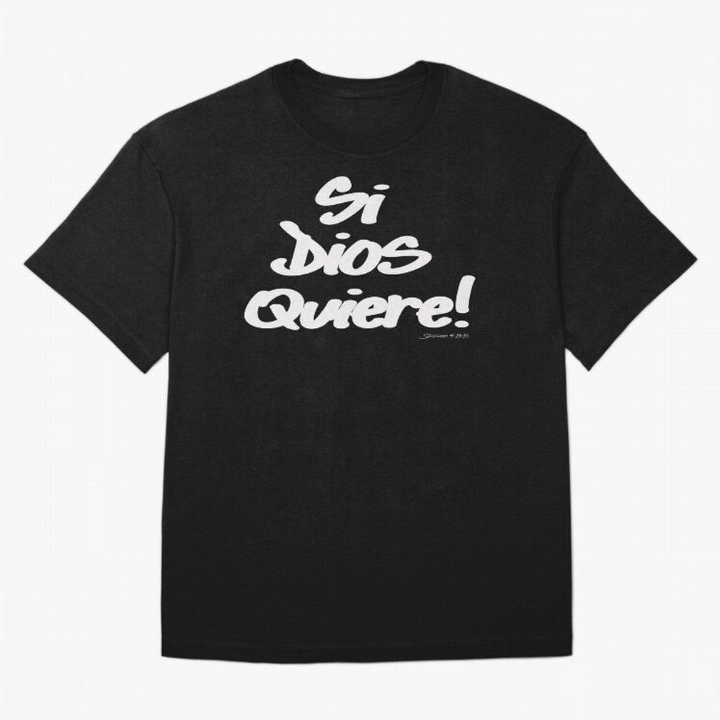 Si Dios Quiere! Oversized T-Shirt Celebrate National Team Dreams in FIFA World Cup 2026 Group Stage Inspired by Cristiano Ronaldo, Haaland and CR7, France Energy, Vintage Soccer Flavor, Modern Football Stars, National Flags and Final Night Emotion;