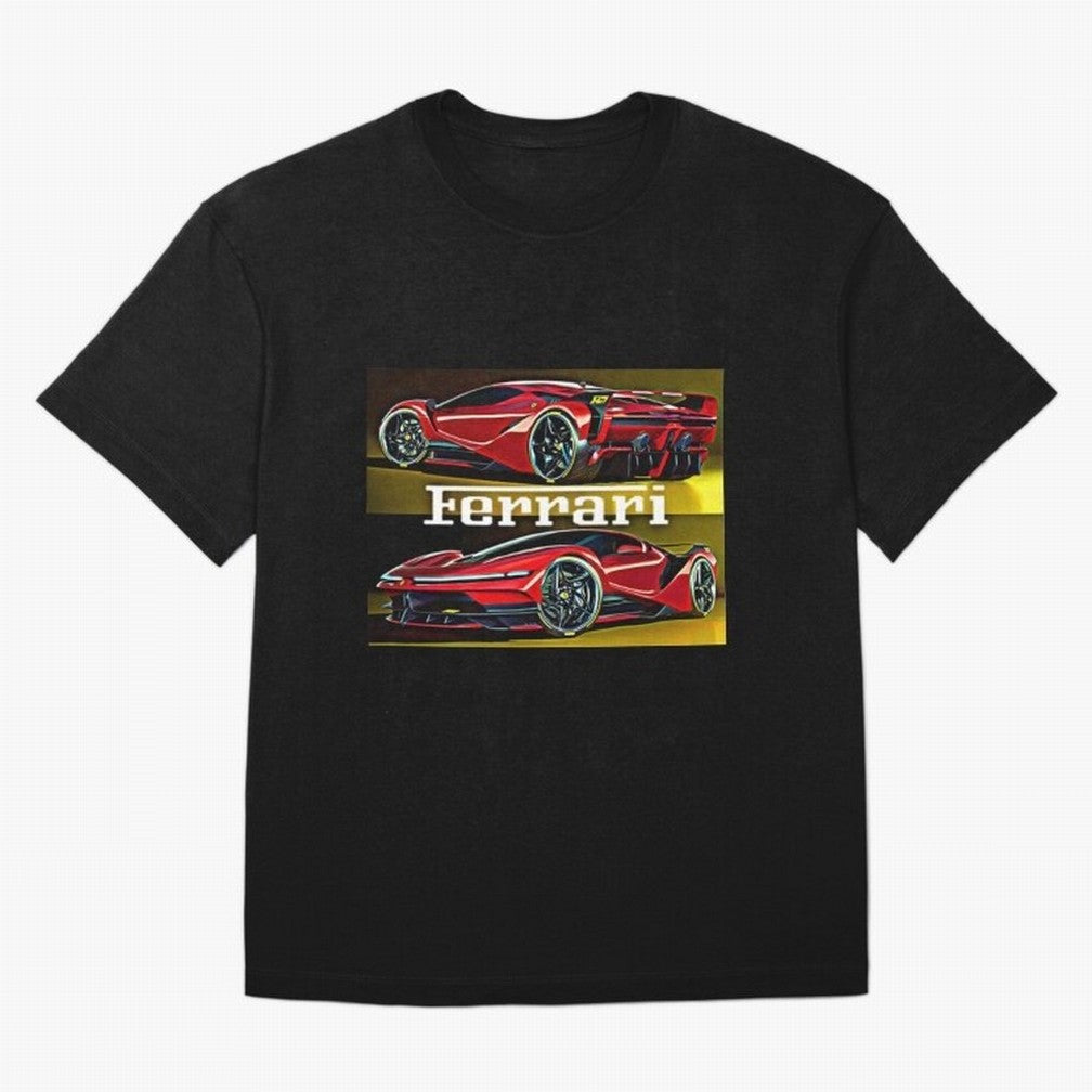 Ferarri F Concept Oversized T-Shirt Enjoy the FIFA World Cup 2026 USA Canada Mexico Journey through Cristiano Ronaldo, Haaland and CR7 Highlights, Brazil Pride, Fan Favorite Moments, National Team Passion, Big Match Drama and Soccer History; Great
