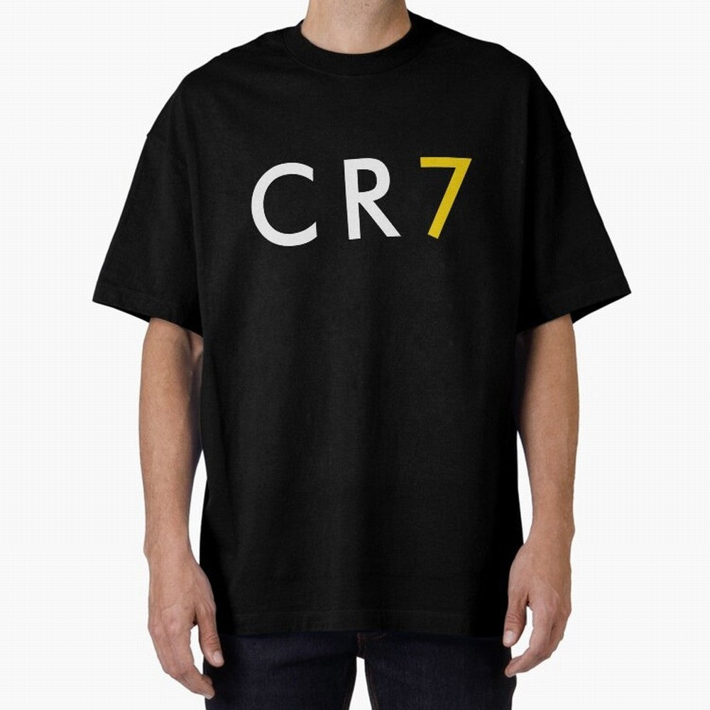 CR7 Oversized T-Shirt Bring a Champion Mindset to Match Day Hype around FIFA World Cup 2026, Haaland, Brazil, Portugal and Argentina, Match Day Excitement, Supporter Culture, Golden Goals and Global Football Passion; Great for Supporters Who Love