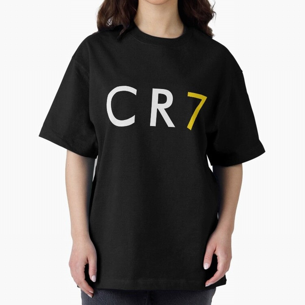 CR7 Oversized T-Shirt Bring a Champion Mindset to Match Day Hype around FIFA World Cup 2026, Haaland, Brazil, Portugal and Argentina, Match Day Excitement, Supporter Culture, Golden Goals and Global Football Passion; Great for Supporters Who Love