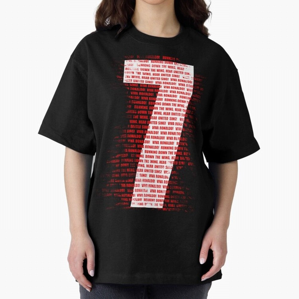 Viva Ronaldo - Chant - Number 7 Oversized T-Shirt Celebrate Fan Favorites in Match Day Hype around FIFA World Cup 2026 Group Stage, Messi, Brazil, Portugal and Argentina, Supporter Pride, Iconic Celebrations, Legendary Names and Global Match Day