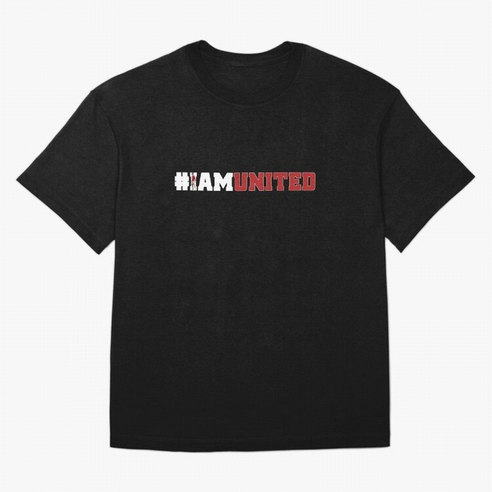 I am United Oversized T-Shirt Spotlight FIFA World Cup 2026 Made for Neymar, Brazil, Portugal and Argentina Energy, Goal Celebration Energy, Supporter Heritage, Football Icons and Worldwide Tournament Joy; Ideal for Passionate Fans Who Love