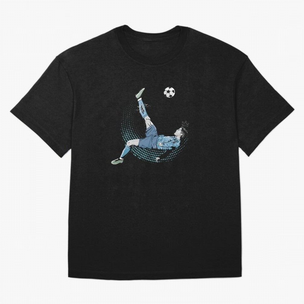 CR7 The Machine Oversized T-Shirt Show Fan Pride Across Global Football Passion for FIFA World Cup 2026, Centered on Messi, CR7 and Mbappe, Spain, Tournament Hype, Historic Matchups, Family Viewing Parties and Global Sports Pride; Perfect for