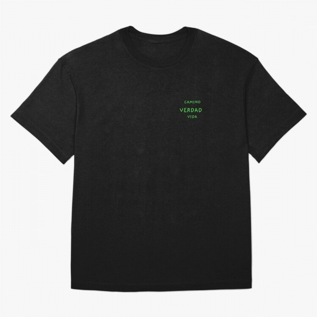 Camino ¨C Cita b¨ªblica cristiana Oversized T-Shirt Honor the Football Icons of the FIFA World Cup 2026 USA Canada Mexico Journey through Messi, Neymar and Mbappe Highlights, England Pride, Worldwide Fan Energy, Dramatic Goals, Stadium Lights and