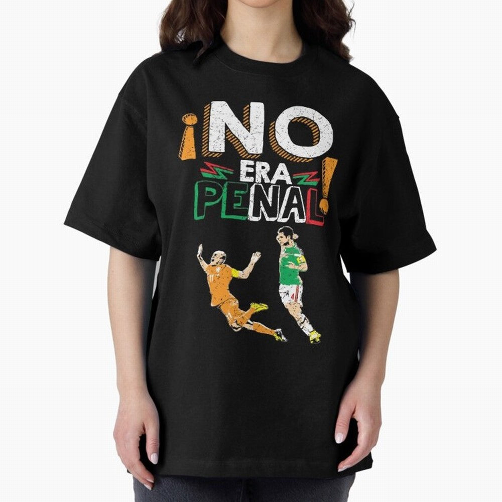 No Era Penal Oversized T-Shirt Feel the Heartbeat of Match Day Hype around FIFA World Cup 2026, Haaland, Netherlands, Football History, Final Match Energy, Crowd Noise and Once in a Lifetime Moments; Created for Match Day Parties, Soccer Gifts, Fan