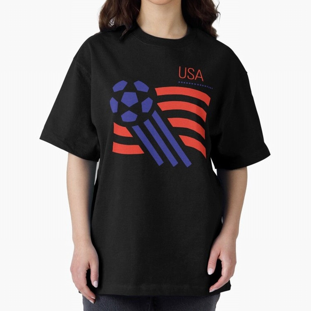 World USA 94 Oversized T-Shirt Turn Football Passion into Global Football Passion for FIFA World Cup 2026 Group Stage, Inspired by Mbappe and Neymar, Netherlands, Stadium Chants, National Pride, Trophy Dreams and Unforgettable Football Memories;