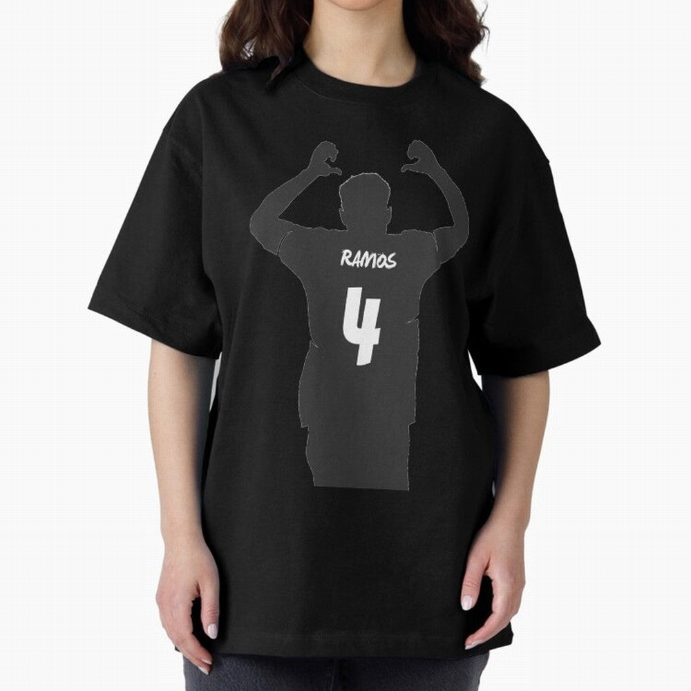 Sergio Ramos artwork Oversized T-Shirt Treasure FIFA World Cup 2026 Spirit, Made for England, Mbappe and Neymar, Champion Mindset, Group Stage Buzz, Knockout Tension and Passionate Fan Culture; Perfect for Supporters Who Want Bold Football Energy,
