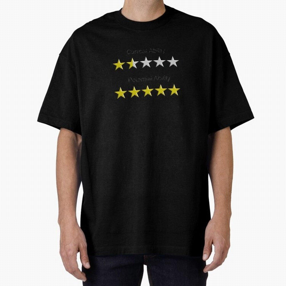 Potential !!!! Oversized T-Shirt Live for the Drama of Global Football Passion for FIFA World Cup 2026 USA Canada Mexico, Inspired by Haaland and Mbappe, Spain, Football Passion, Legendary Performances, Festival Vibes and Supporter Community; Great