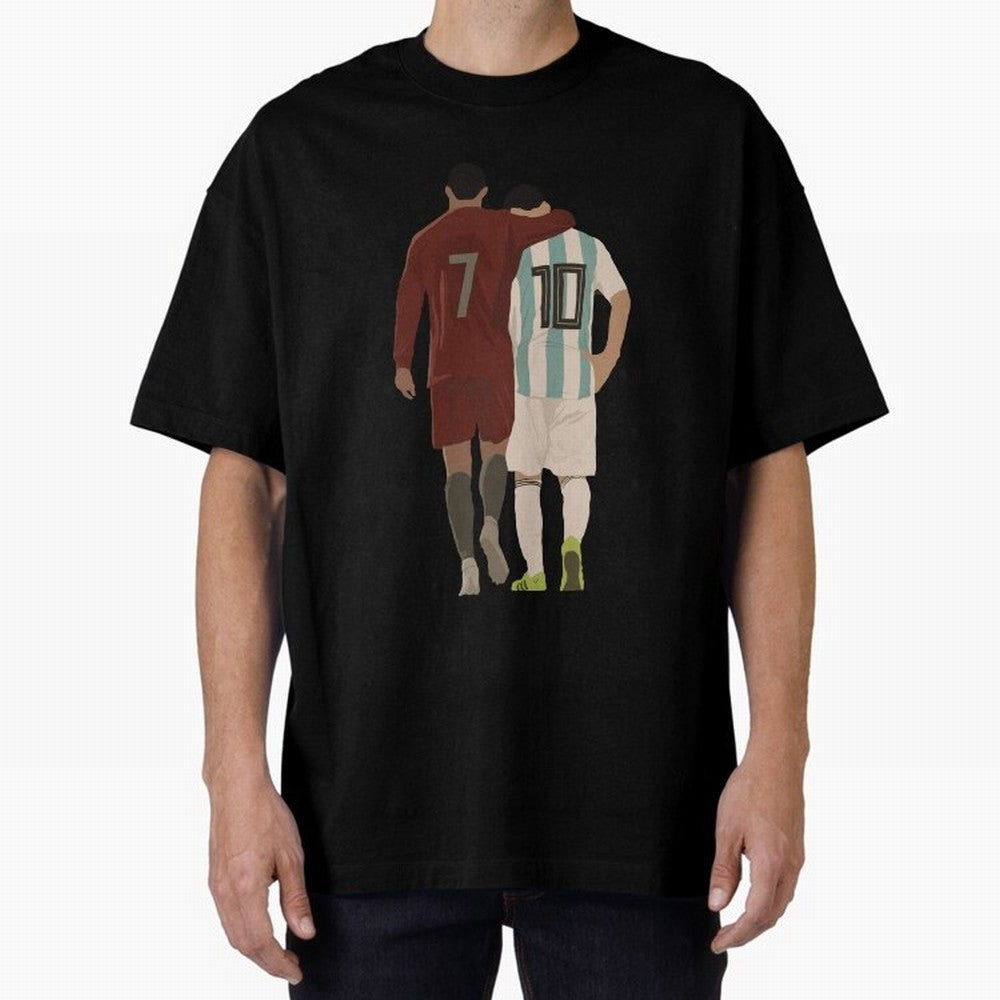 The Greatest Of All Time Oversized T-Shirt Carry the Colors and Pride of FIFA World Cup 2026 Group Stage for Fans of Mbappe and Neymar and Netherlands, Bringing Soccer Culture, Superstar Moments, National Team Dreams and Competitive Fire; Great for