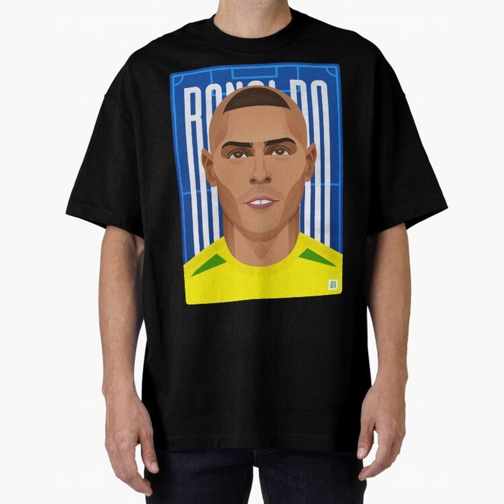 Ronaldo | The Phenomenon Oversized T-Shirt Show Support during Match Day Hype around FIFA World Cup 2026 USA Canada Mexico, Cristiano Ronaldo, Haaland and CR7, Brazil, Game Day Rituals, Football Legends, Country Pride and the Road to the Final;