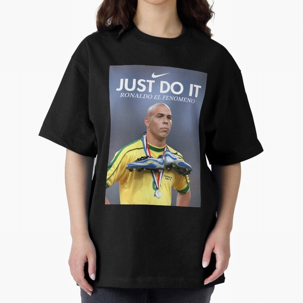 Ronaldo Fenomeno Ronaldo Nazario Vintage Sports Decor Living Room Decor For Walls Sports Bedroom Decor Game Room Decor R9 Oversized T-Shirt Experience the Global Stage of FIFA World Cup 2026 Spirit, Filled with Portugal, Spain and Germany, Neymar,