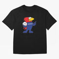 Footix - World Cup 98' Mascote Logo Oversized T-Shirt Carry the Colors and Pride of FIFA World Cup 2026 USA Canada Mexico Inspired by Messi and Cristiano Ronaldo, Portugal Energy, Vintage Soccer Flavor, Modern Football Stars, National Flags and