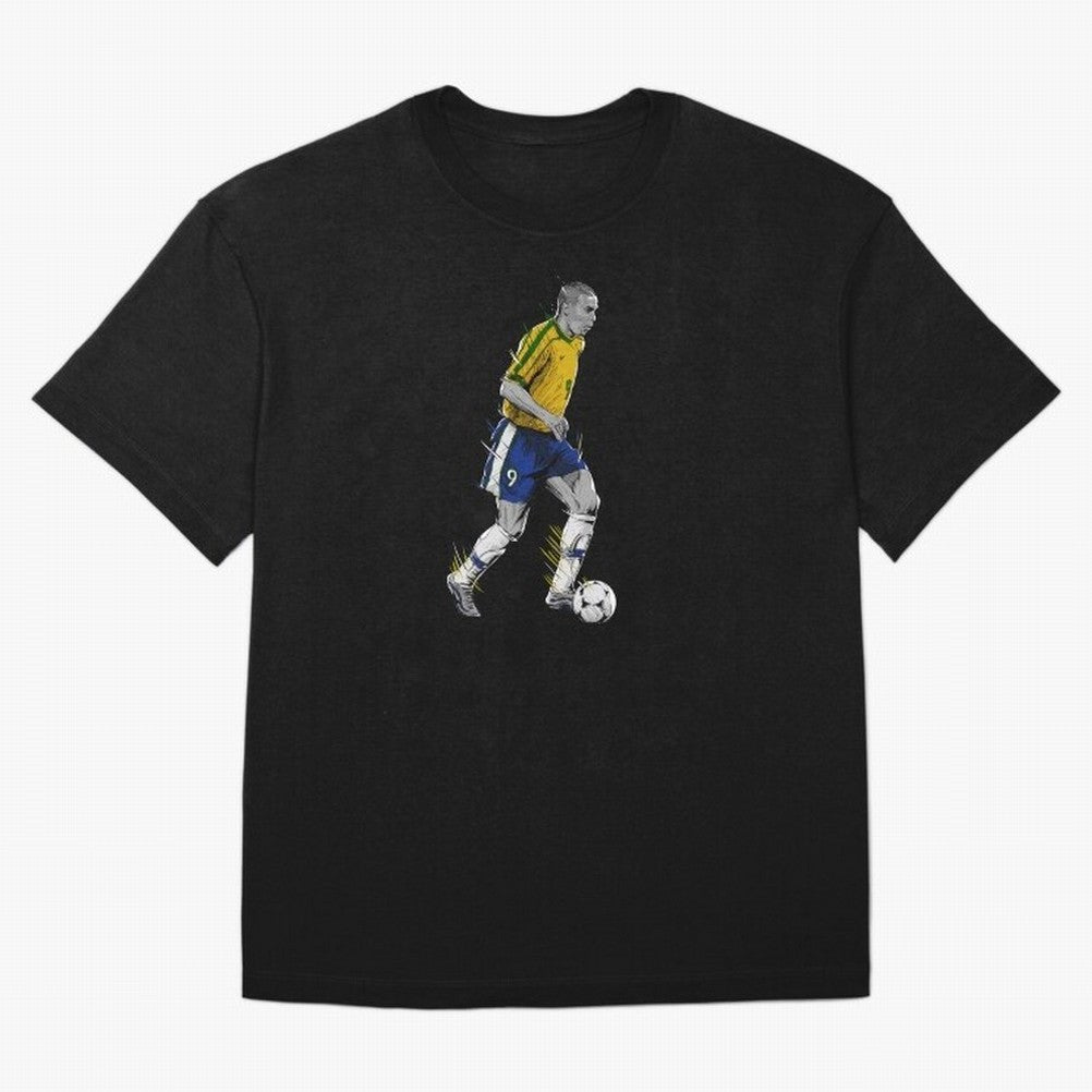 Ronaldo R9 Phenomenon Oversized T-Shirt Honor the Football Icons of Match Day Hype around FIFA World Cup 2026 Group Stage, Mbappe, Argentina and Brazil, Game Day Rituals, Football Legends, Country Pride and the Road to the Final; Ideal for Football