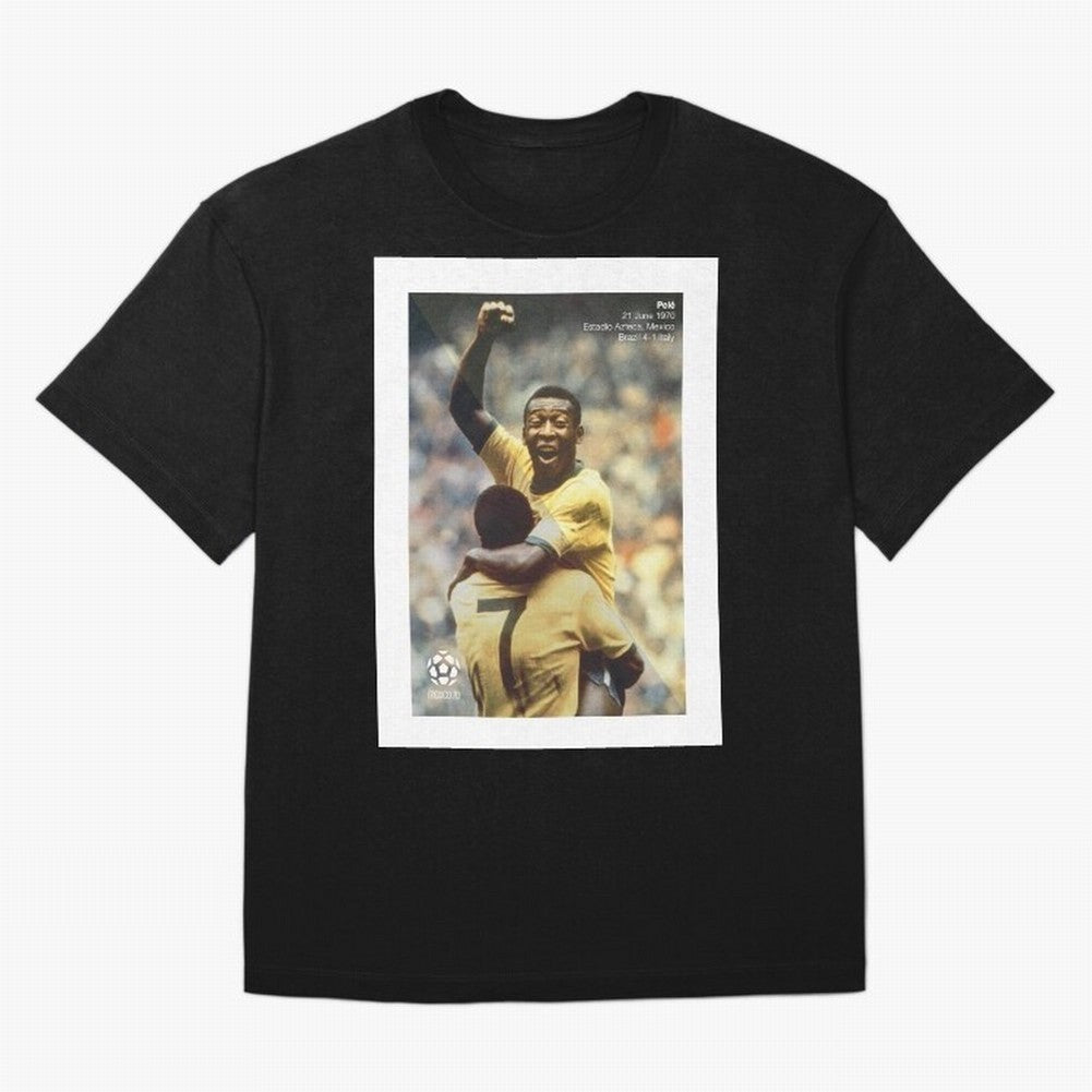 Pele Oversized T-Shirt Fuel Match Day Hype around FIFA World Cup 2026 Group Stage, Neymar, Haaland and Cristiano Ronaldo, Argentina, France and Brazil, Champion Mindset, Group Stage Buzz, Knockout Tension and Passionate Fan Culture; Ideal for