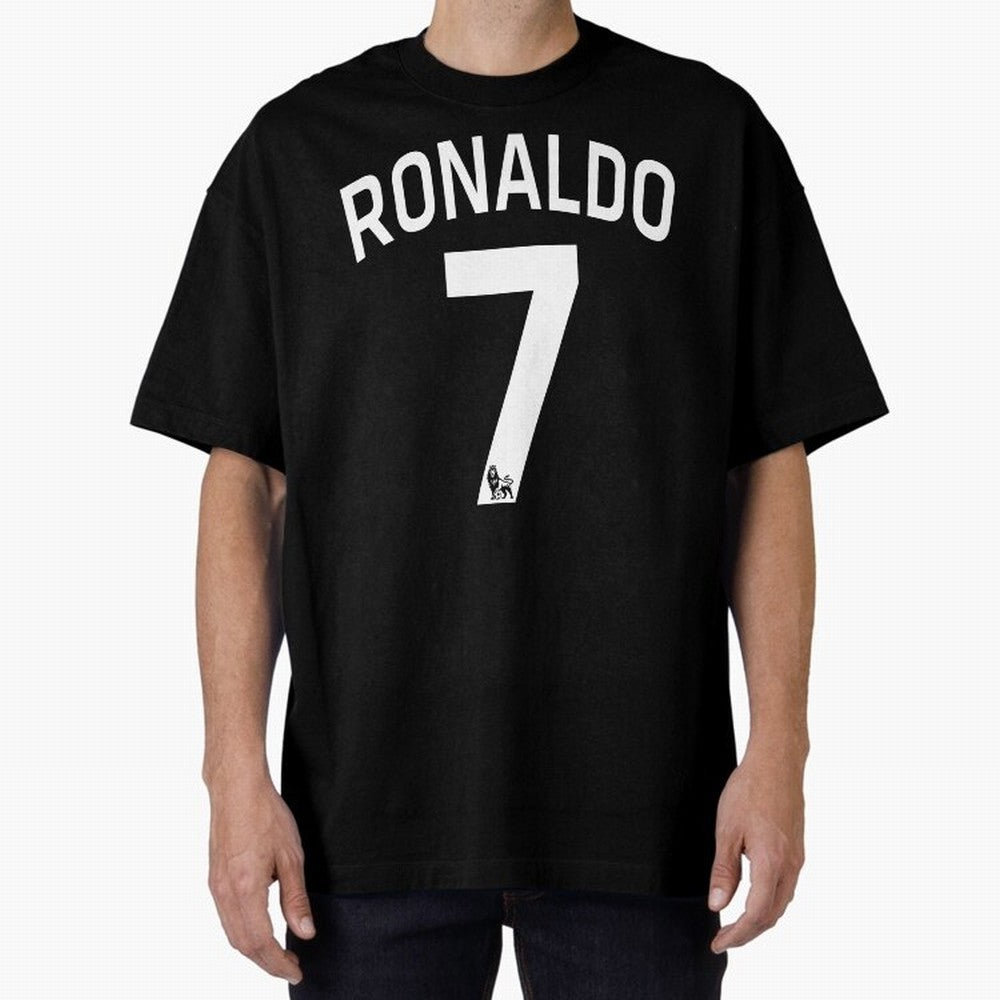 Ronaldo 7 Oversized T-Shirt Show Fan Pride Across FIFA World Cup 2026 USA Canada Mexico Spirit, Driven by England, Messi, Supporter Pride, Iconic Celebrations, Legendary Names and Global Match Day Energy; Great for Watch Parties, Sports Bars,