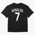 Ronaldo 7 Oversized T-Shirt Show Fan Pride Across FIFA World Cup 2026 USA Canada Mexico Spirit, Driven by England, Messi, Supporter Pride, Iconic Celebrations, Legendary Names and Global Match Day Energy; Great for Watch Parties, Sports Bars,