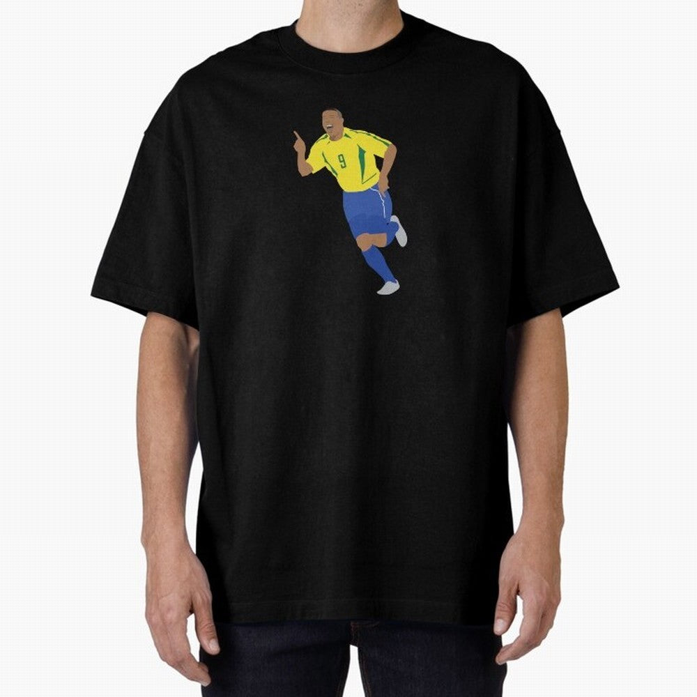 R9 Brazil - Ronaldo Oversized T-Shirt Honor Champions and Dreams in Match Day Hype around FIFA World Cup 2026 Group Stage, Cristiano Ronaldo, Haaland and CR7, Spain, Tournament Hype, Historic Matchups, Family Viewing Parties and Global Sports