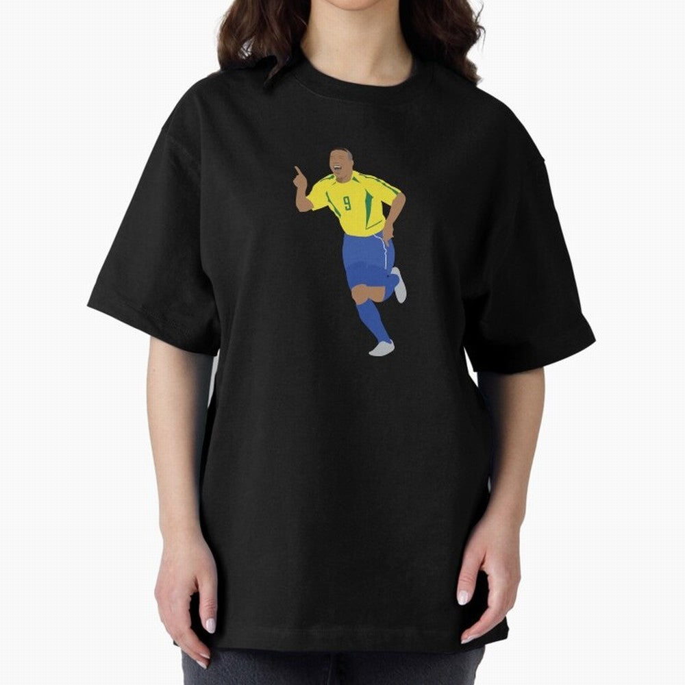 R9 Brazil - Ronaldo Oversized T-Shirt Honor Champions and Dreams in Match Day Hype around FIFA World Cup 2026 Group Stage, Cristiano Ronaldo, Haaland and CR7, Spain, Tournament Hype, Historic Matchups, Family Viewing Parties and Global Sports