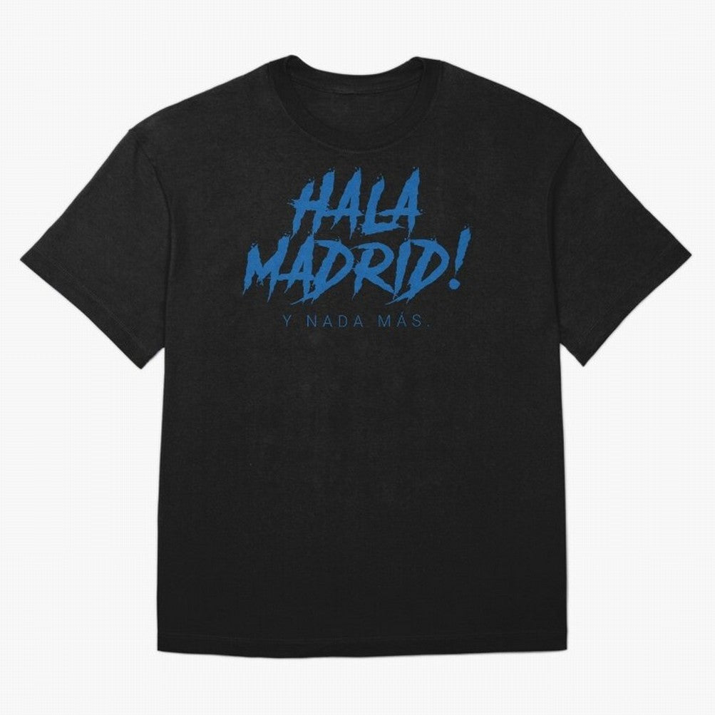 Hala Madrid Oversized T-Shirt Make Memories around FIFA World Cup 2026 USA Canada Mexico Spirit, Inspired by Spain, Messi, CR7 and Mbappe, Football Passion, Legendary Performances, Festival Vibes and Supporter Community; Perfect for People Who Love