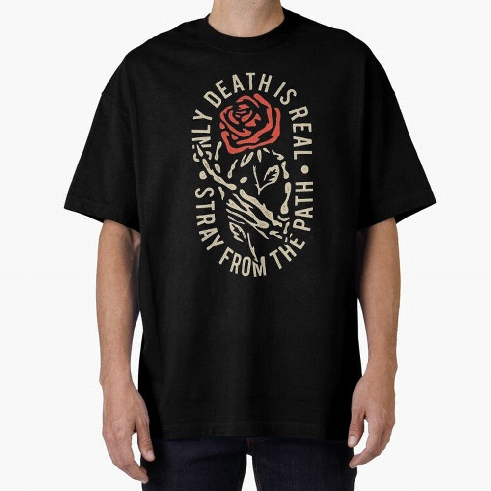 Stray from the path /only ddeath is real Oversized T-Shirt Fuel Match Day Hype around FIFA World Cup 2026, Neymar, England, France and Netherlands, Tournament Hype, Historic Matchups, Family Viewing Parties and Global Sports Pride; Ideal for