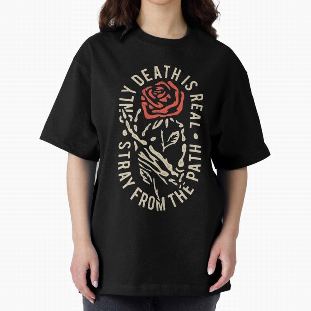 Stray from the path /only ddeath is real Oversized T-Shirt Fuel Match Day Hype around FIFA World Cup 2026, Neymar, England, France and Netherlands, Tournament Hype, Historic Matchups, Family Viewing Parties and Global Sports Pride; Ideal for