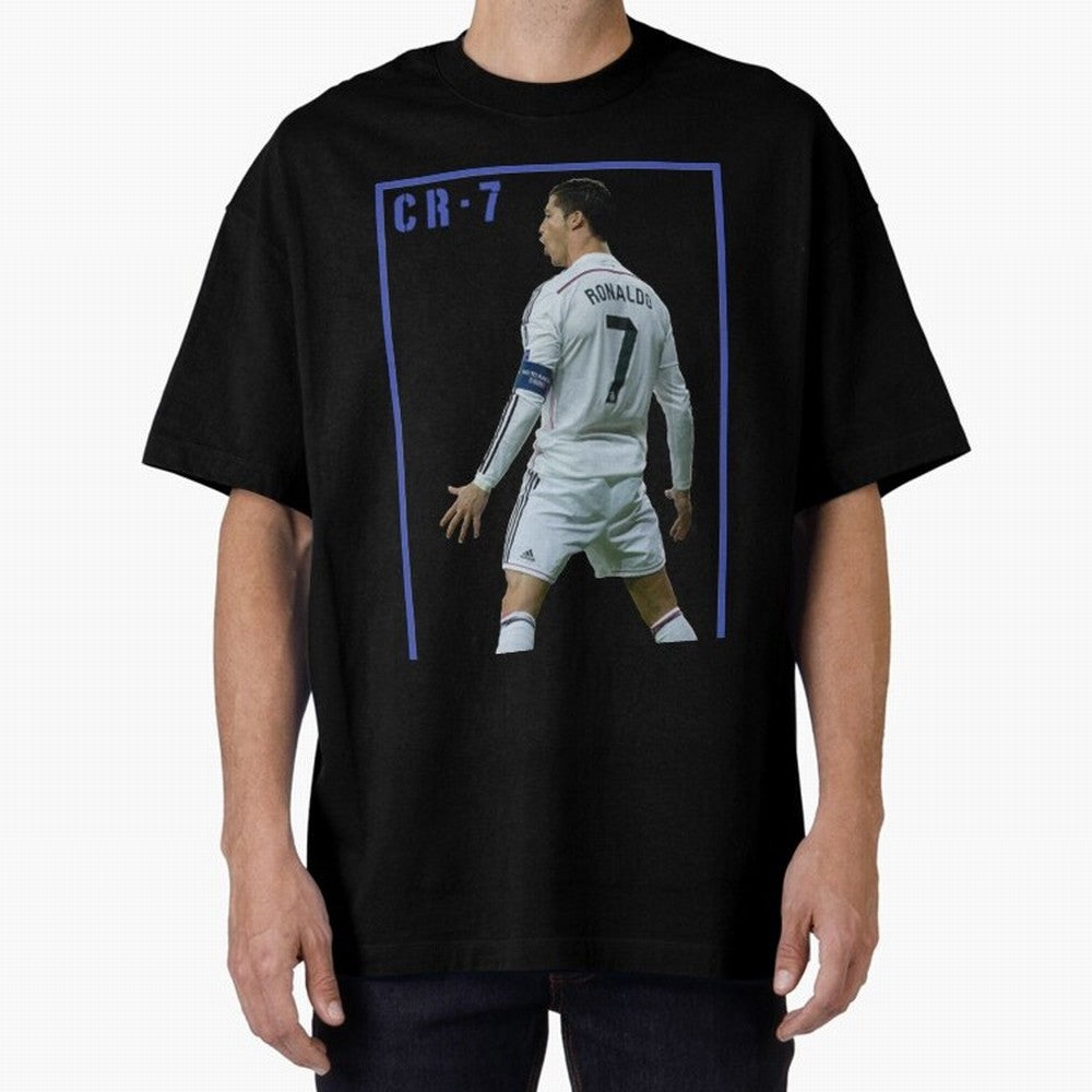 Ronaldo Christiano ronaldo Oversized T-Shirt Celebrate the Road through FIFA World Cup 2026 USA Canada Mexico Capturing CR7 and Messi, Argentina and Brazil Energy, Football History, Final Match Energy, Crowd Noise and Once in a Lifetime Moments;