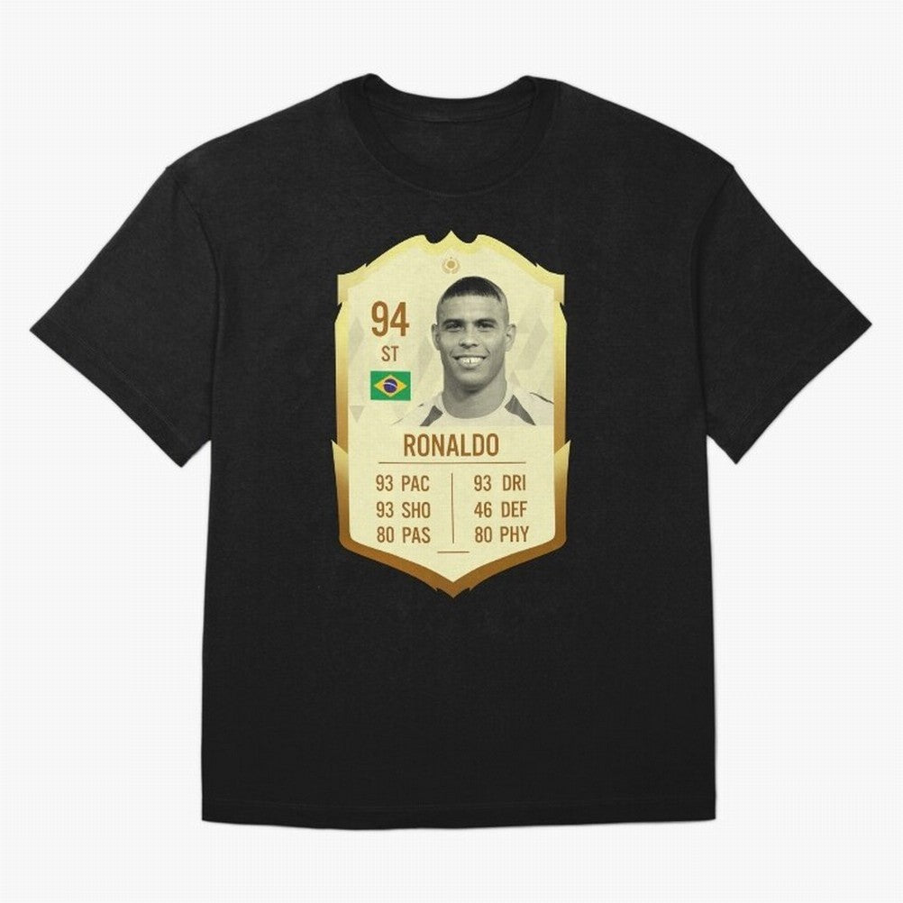 Ronaldo Ultimate Card Oversized T-Shirt Bring a Vintage Feel to Global Football Passion for FIFA World Cup 2026, Highlighting Haaland, Spain, Game Day Rituals, Football Legends, Country Pride and the Road to the Final; Created for Match Day
