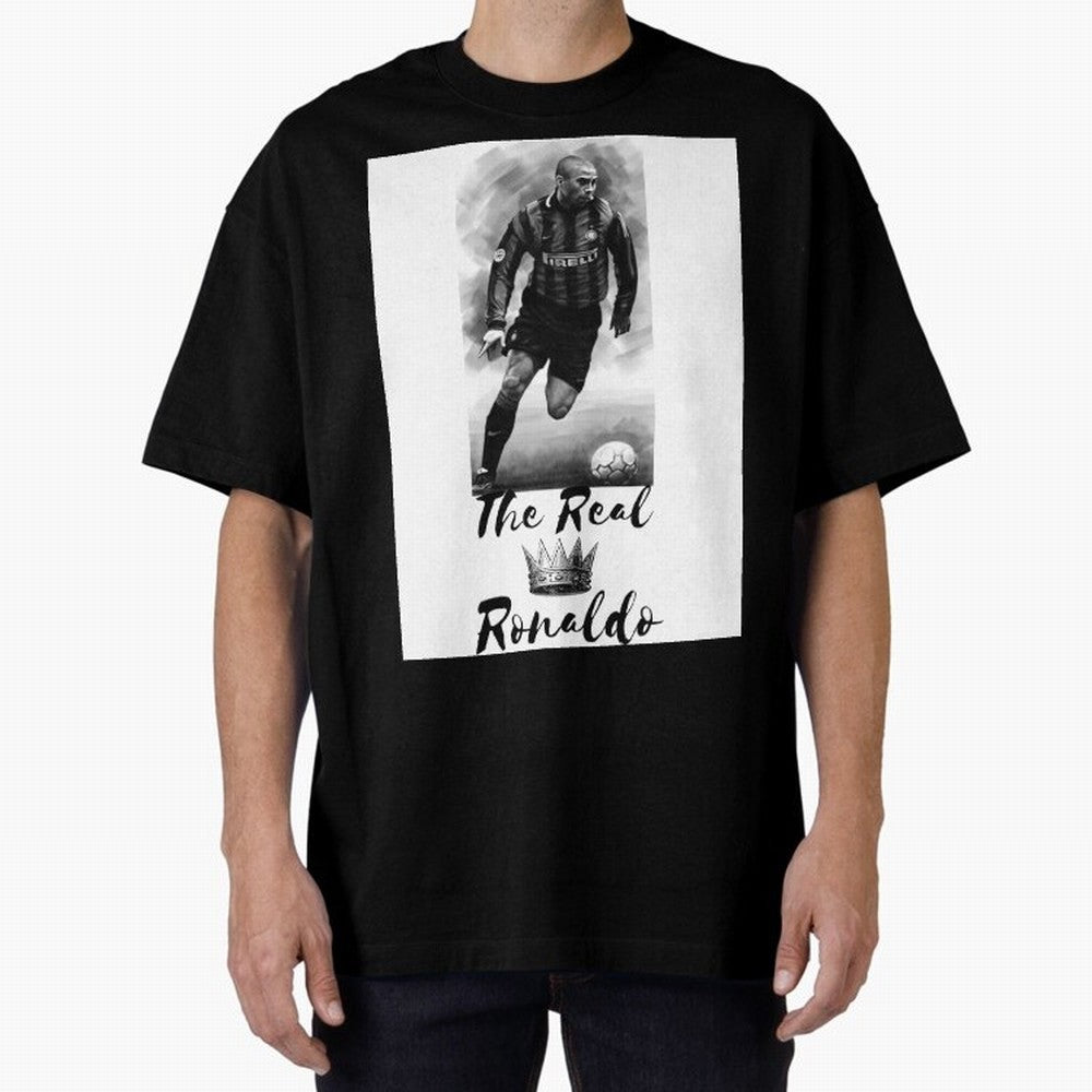 The Real Ronaldo Oversized T-Shirt Celebrate Rivalries and Pride in the FIFA World Cup 2026 Group Stage Journey through CR7 Highlights, England Pride, Game Day Rituals, Football Legends, Country Pride and the Road to the Final; Ideal for Fans Who