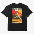 Brasil 1950 World Cup Oversized T-Shirt Celebrate Every Goal in FIFA World Cup 2026 USA Canada Mexico Spirit, Capturing Spain and Netherlands, Neymar, Game Day Rituals, Football Legends, Country Pride and the Road to the Final; Ideal for Fans Who