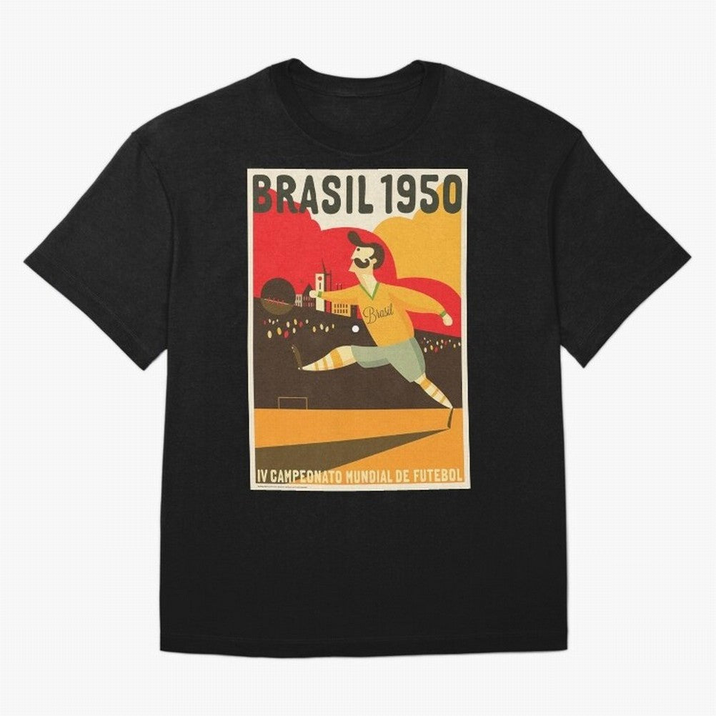 Brasil 1950 World Cup Oversized T-Shirt Celebrate Every Goal in FIFA World Cup 2026 USA Canada Mexico Spirit, Capturing Spain and Netherlands, Neymar, Game Day Rituals, Football Legends, Country Pride and the Road to the Final; Ideal for Fans Who