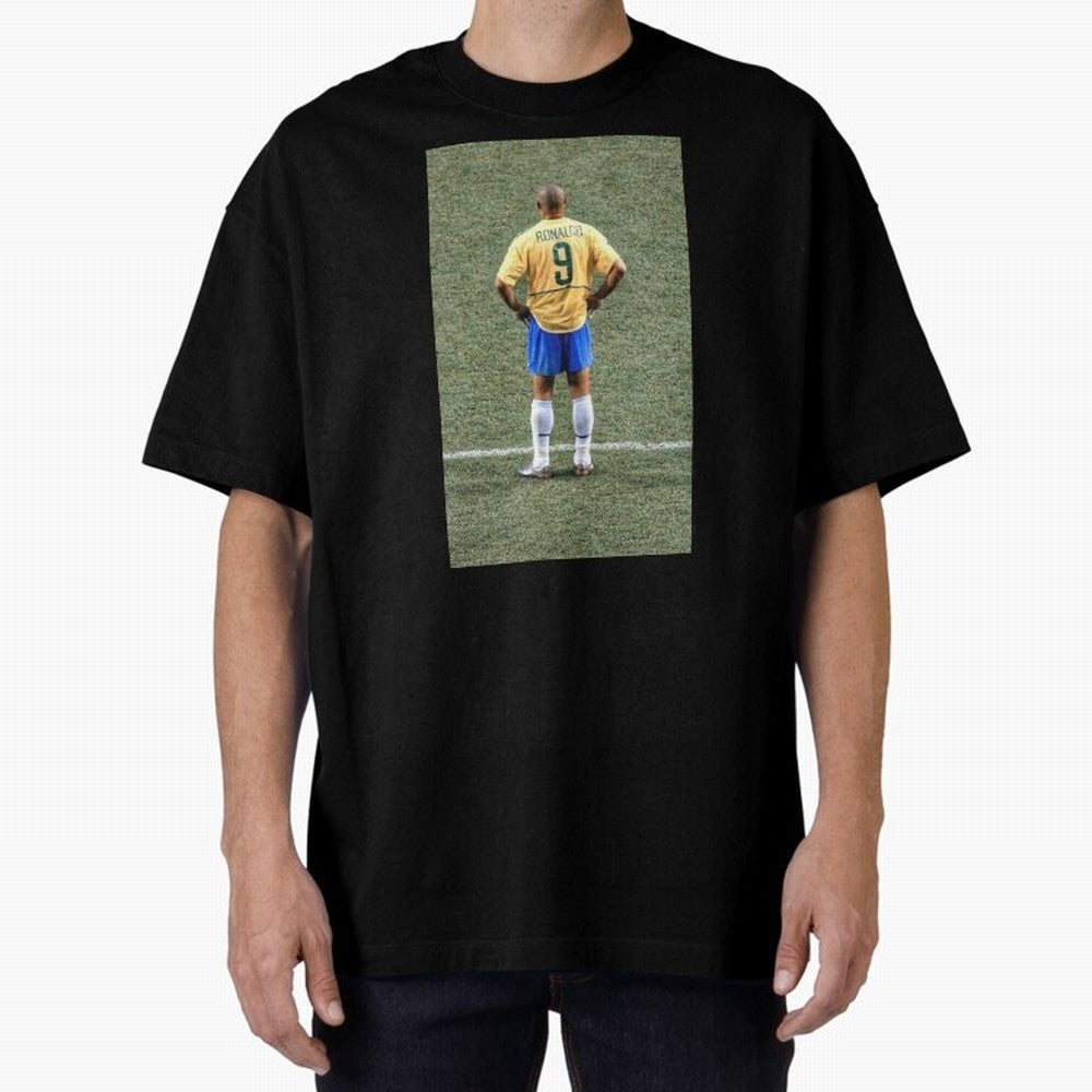 Illustration Ronaldo Luis Nazario de Lima Oversized T-Shirt Join the Countdown to FIFA World Cup 2026 Spirit, Filled with Portugal, Spain and Germany, Neymar, Haaland and Cristiano Ronaldo, Tournament Hype, Historic Matchups, Family Viewing Parties