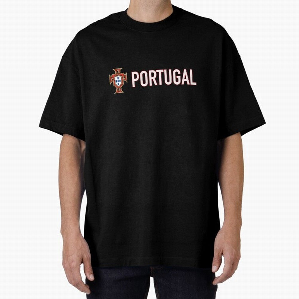 Portugal Oversized T-Shirt Join the Countdown to Global Football Passion for FIFA World Cup 2026 Group Stage, Inspired by Messi, Spain and Netherlands, Classic Soccer Heritage, Championship Pressure, Fan Loyalty and International Pride; Made for