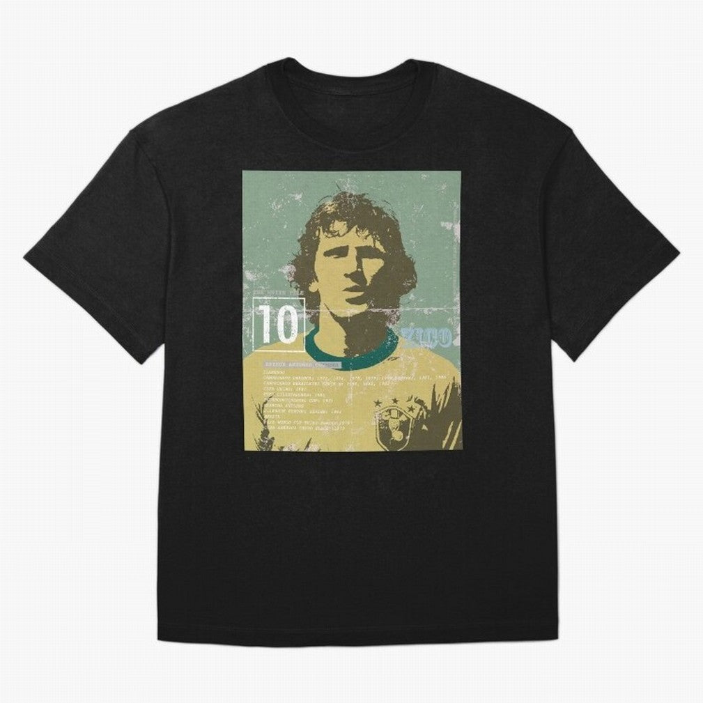 Zico Oversized T-Shirt Build the FIFA World Cup 2026 USA Canada Mexico Journey through CR7 Highlights, Netherlands Pride, Classic Soccer Heritage, Championship Pressure, Fan Loyalty and International Pride; Ideal for Fans Who Follow Messi,