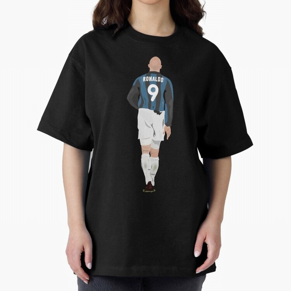 RONALDO THE PHENOMENON Oversized T-Shirt Feel Global Football Passion for FIFA World Cup 2026, Celebrating Messi, Neymar and Mbappe, Brazil, Match Day Excitement, Supporter Culture, Golden Goals and Global Football Passion; Built for Supporters