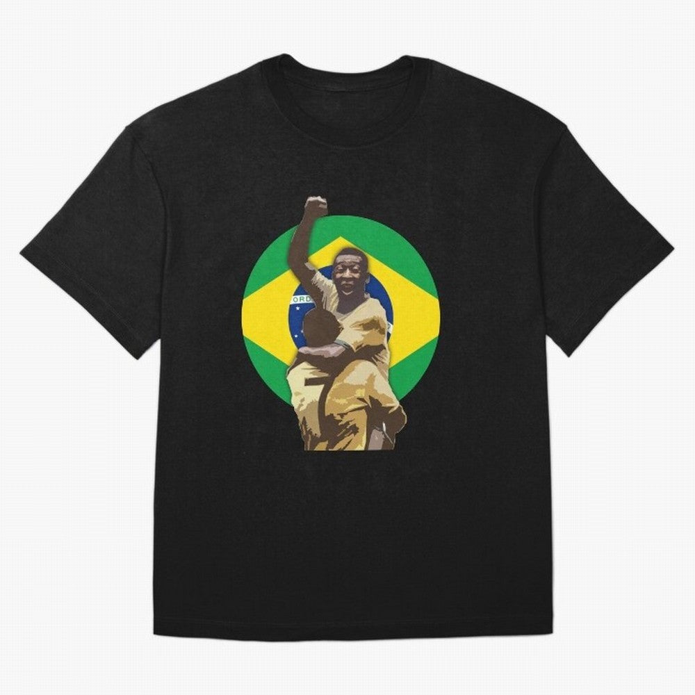 Pele Greates Footbal Player in History - Joga Bonito Oversized T-Shirt Carry the Colors and Pride of FIFA World Cup 2026 USA Canada Mexico Made for Mbappe and Neymar, Germany Energy, Worldwide Fan Energy, Dramatic Goals, Stadium Lights and