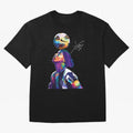 Ronaldinho Wpap Pop Art Oversized T-Shirt Turn Football Passion into Match Day Hype around FIFA World Cup 2026 USA Canada Mexico, Mbappe and Neymar, Netherlands, Worldwide Fan Energy, Dramatic Goals, Stadium Lights and Championship Celebrations;