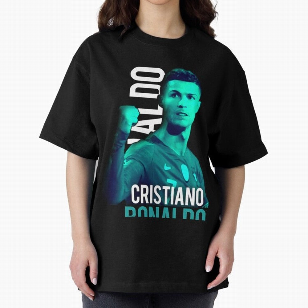 Ronaldo Ronaldo vector Oversized T-Shirt Unlock the FIFA World Cup 2026 Group Stage Journey through Messi, CR7 and Mbappe Highlights, France and Portugal Pride, Game Day Rituals, Football Legends, Country Pride and the Road to the Final; Made for