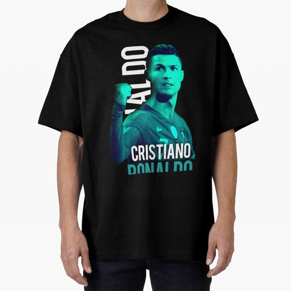 Ronaldo Ronaldo vector Oversized T-Shirt Unlock the FIFA World Cup 2026 Group Stage Journey through Messi, CR7 and Mbappe Highlights, France and Portugal Pride, Game Day Rituals, Football Legends, Country Pride and the Road to the Final; Made for