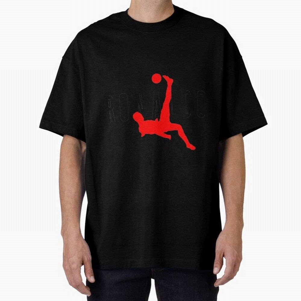 Air Ronaldo Classic T-Shirt Oversized T-Shirt Make Your Look Match Match Day Hype around FIFA World Cup 2026 Group Stage, Haaland and Mbappe, Brazil, Portugal and Argentina, Classic Soccer Heritage, Championship Pressure, Fan Loyalty and