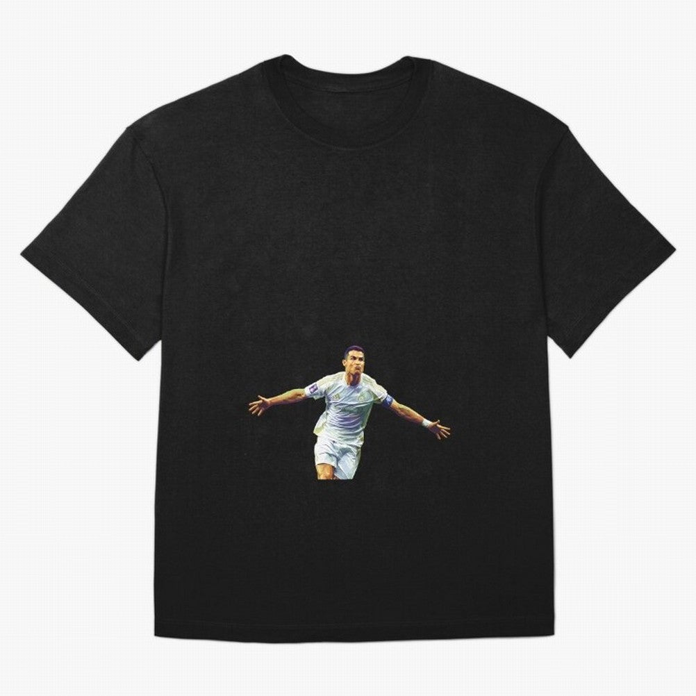 Ronaldo pop art Oversized T-Shirt Honor FIFA World Cup 2026 Spirit, Driven by Argentina and Brazil, Mbappe and Neymar, Game Day Rituals, Football Legends, Country Pride and the Road to the Final; Created for Match Day Parties, Soccer Gifts, Fan
