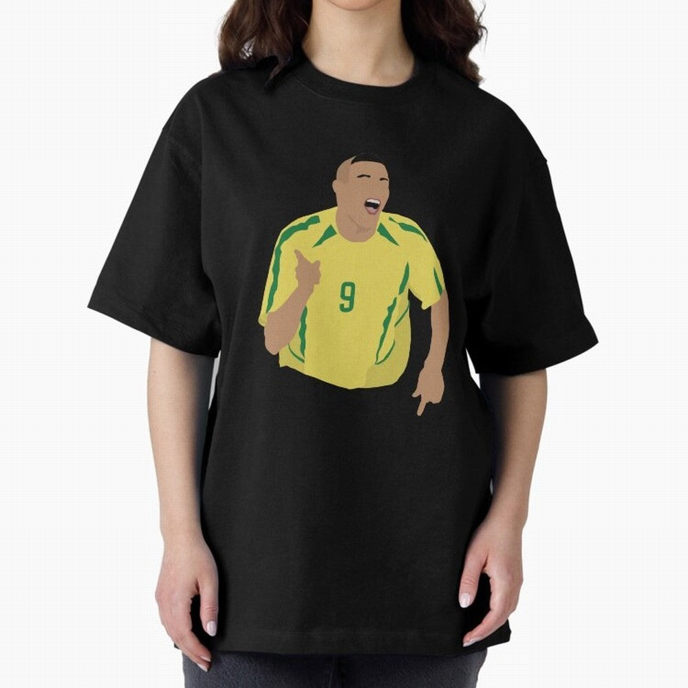 Ronaldo Oversized T-Shirt Upgrade Match Day Hype around FIFA World Cup 2026 Group Stage, Mbappe, Argentina, France and Brazil, Supporter Pride, Iconic Celebrations, Legendary Names and Global Match Day Energy; Ideal for Fans Who Follow Messi,